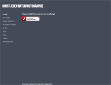 Tablet Screenshot of horstjegen.com